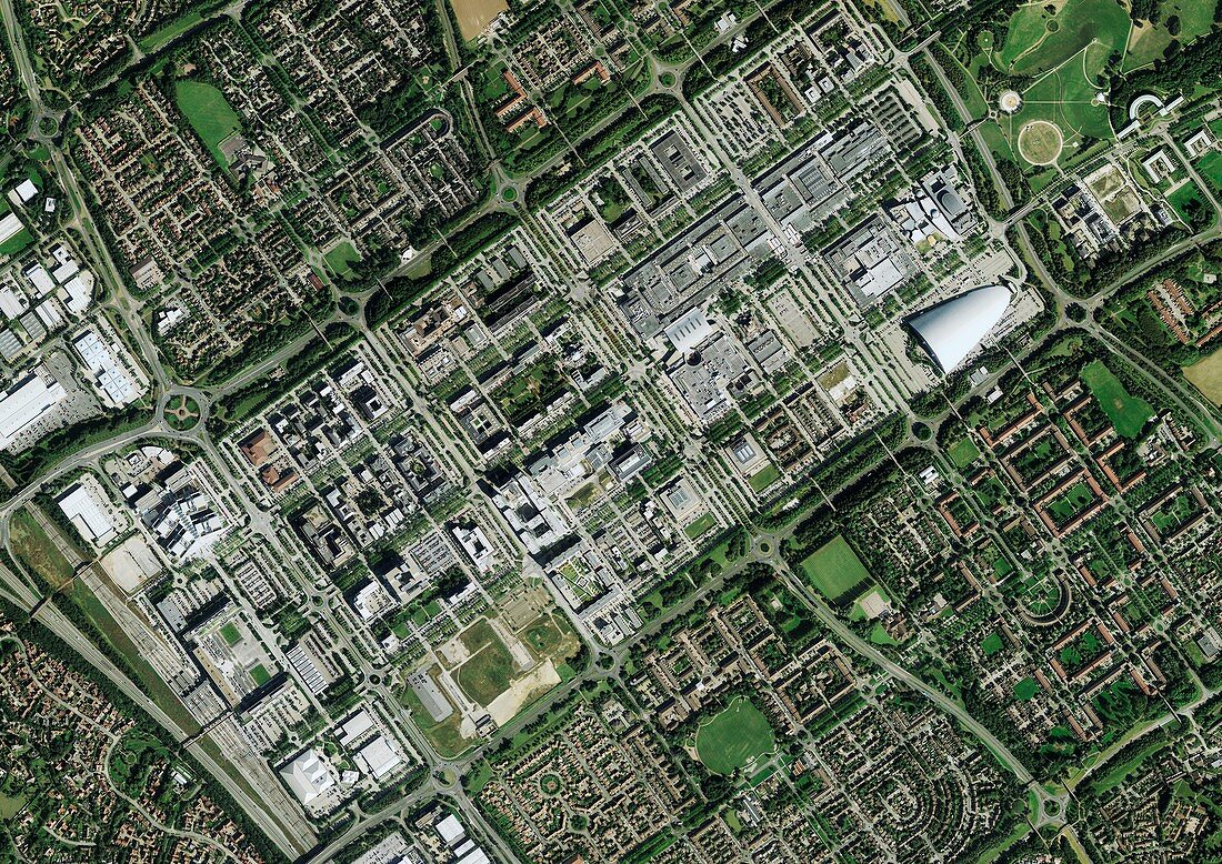 Milton Keynes,aerial photograph