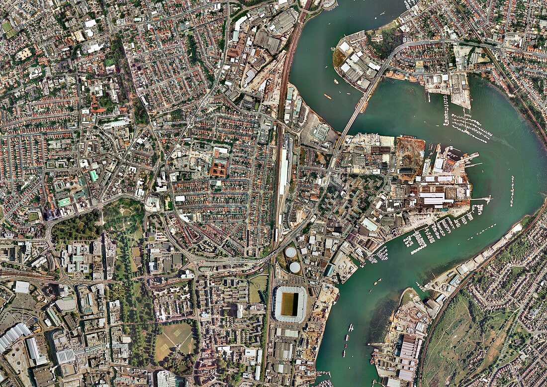 Southampton,aerial photograph