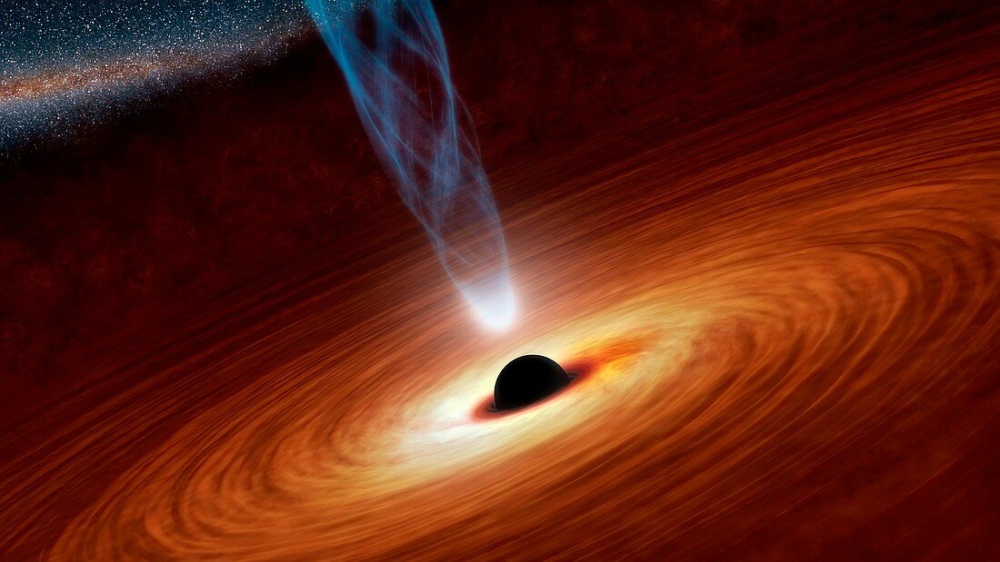 Supermassive black hole,artwork
