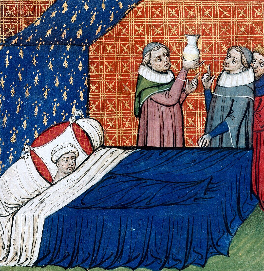 Illness of Duke of Normandy,14th century
