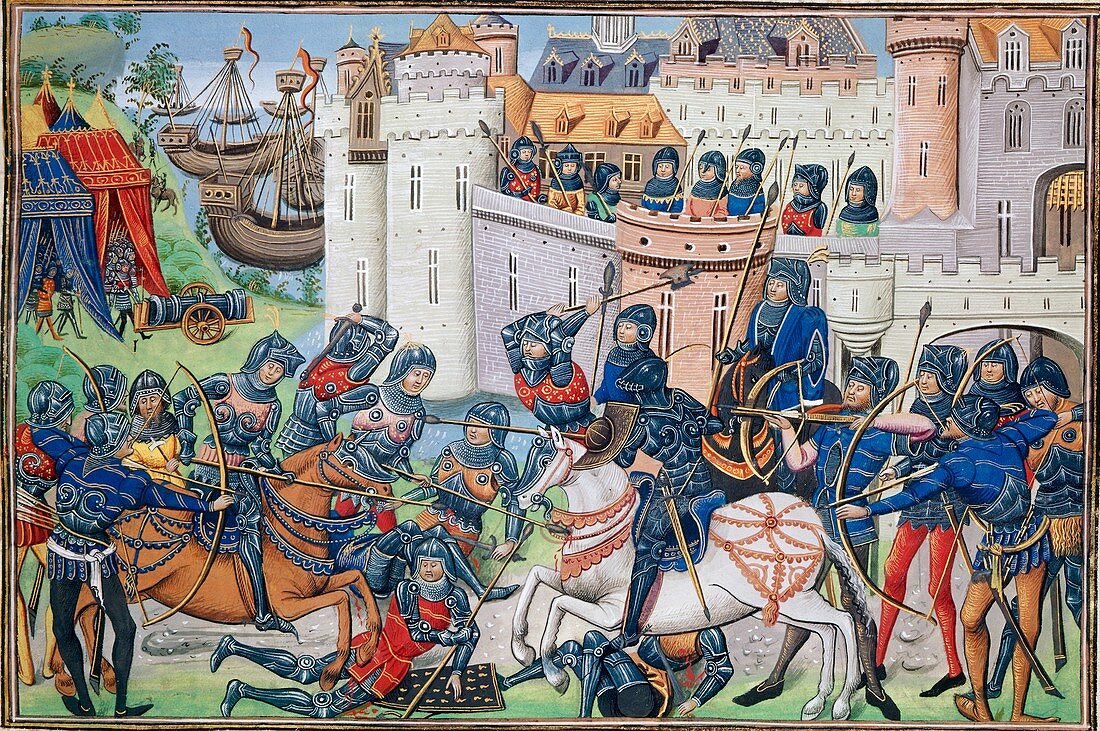 English army at Brest in 1386