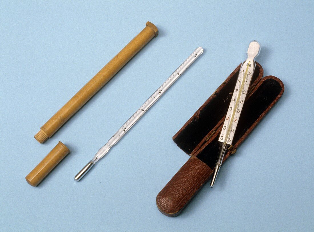 Medical thermometers,19th century