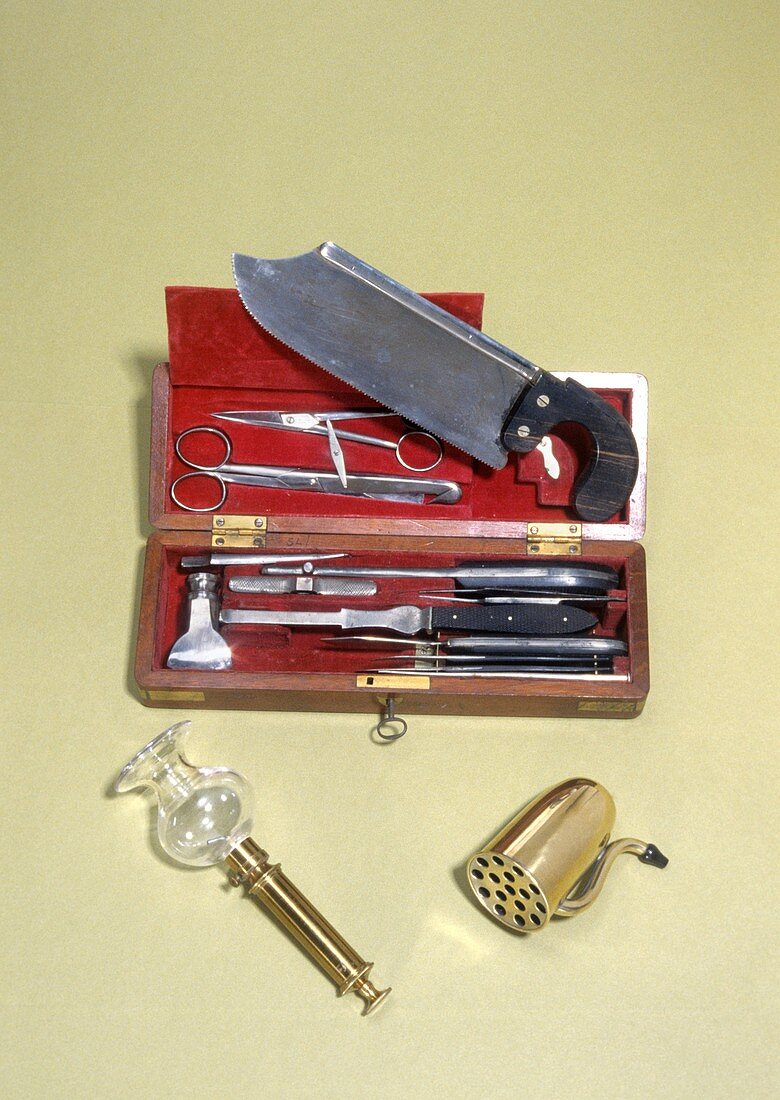 Post mortem instruments,19th century