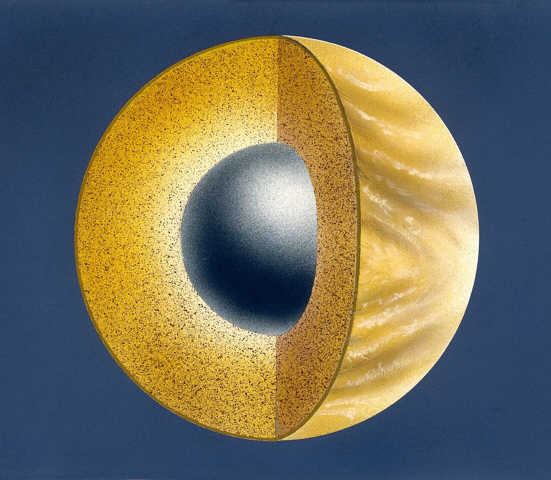 Venus's internal structure,artwork