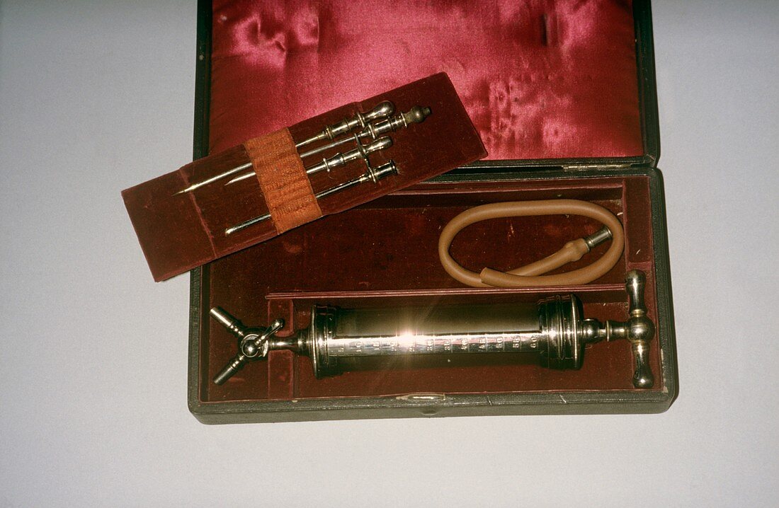 Aspirator with needles,19th century