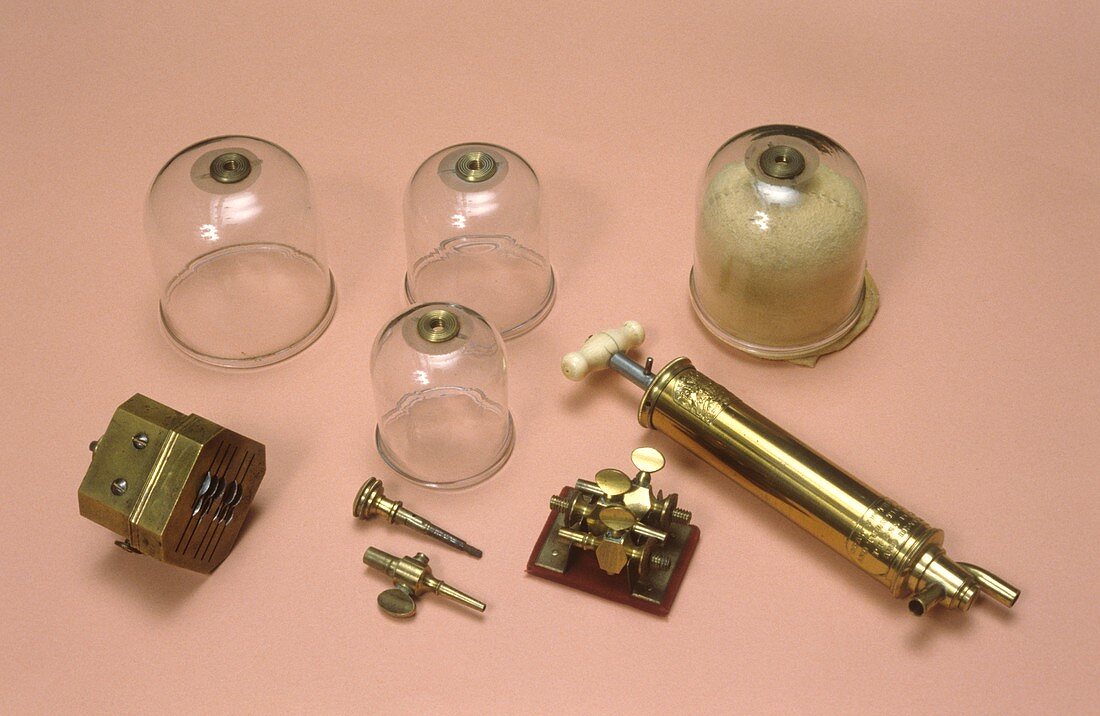 Cupping set,19th century