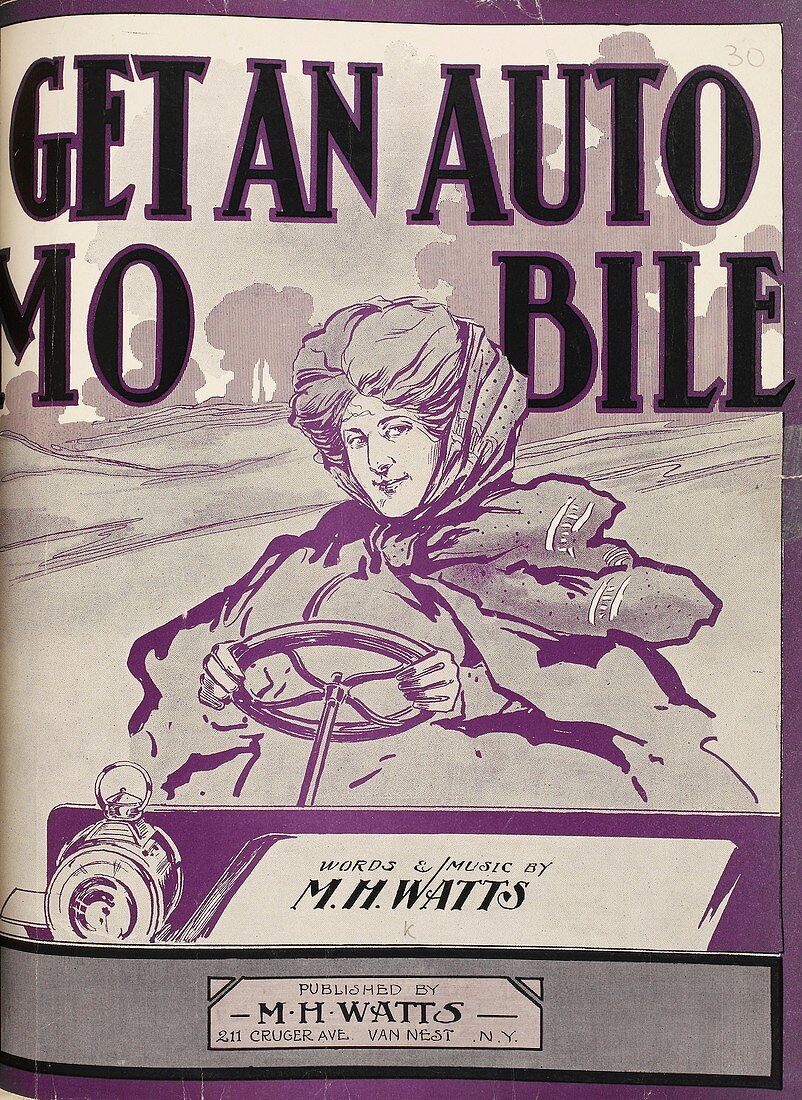 Automobile musical songbook,1906