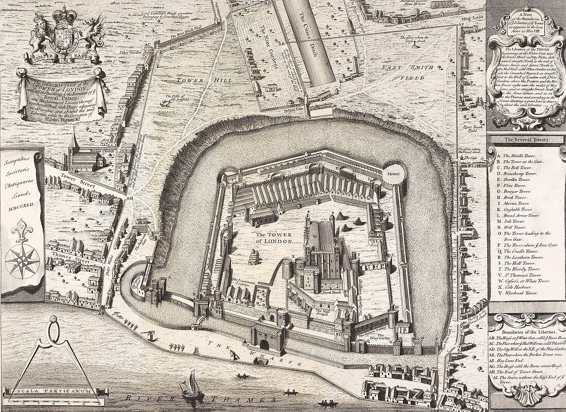 Plan of the Tower of London