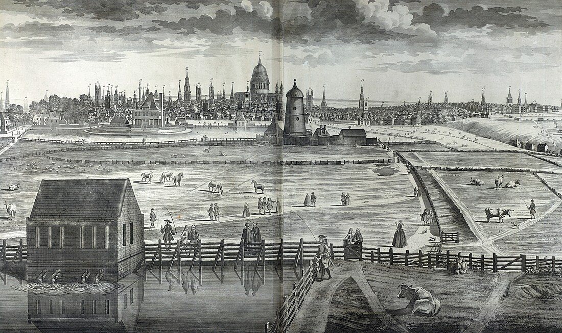 City of London,18th century artwork