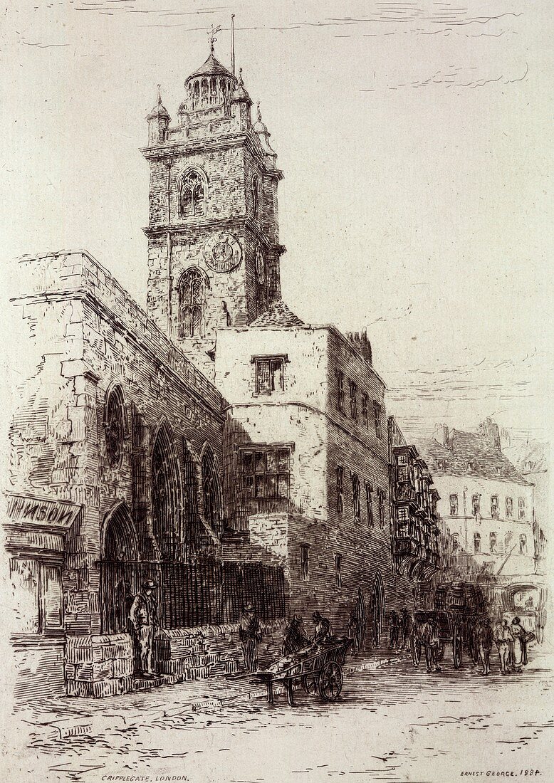 Cripplegate,London,19th century