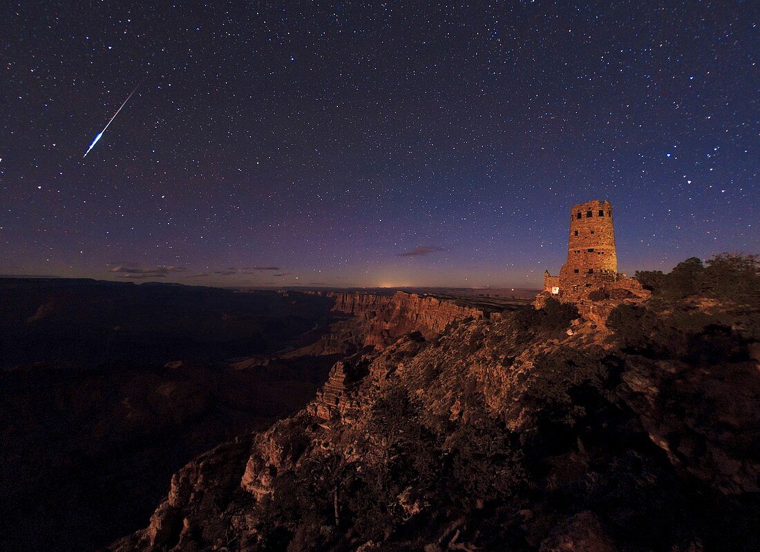 Meteor over Grand Canyon,USA