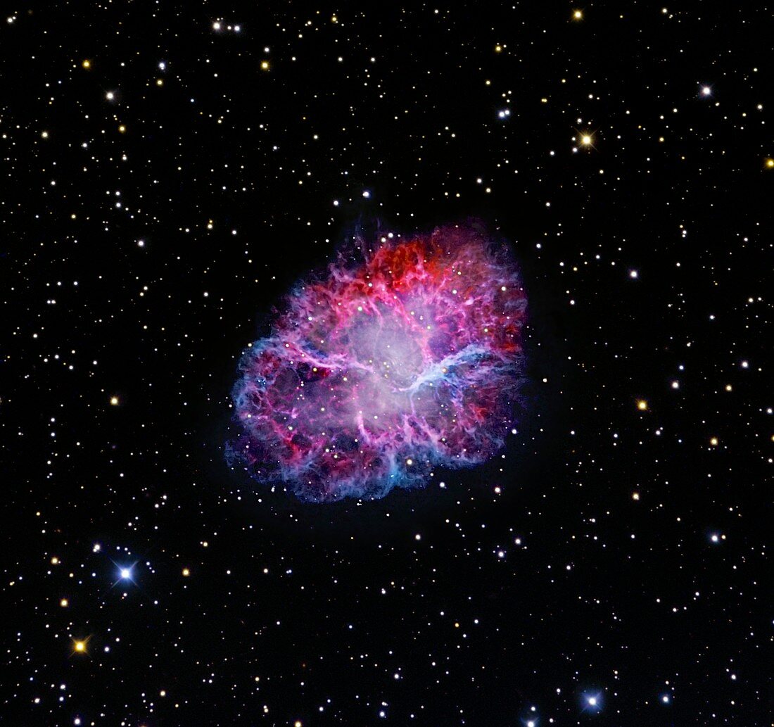 Crab Nebula,optical image