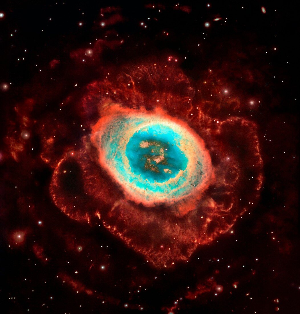 Ring Nebula M57,Hubble image