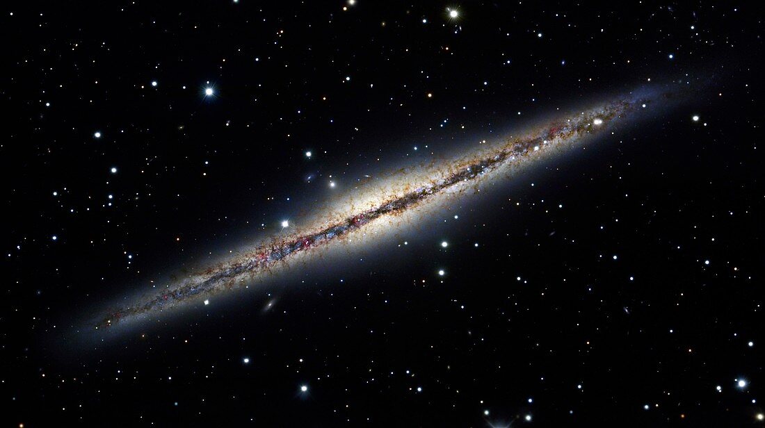 Spiral galaxy NGC 891,optical image