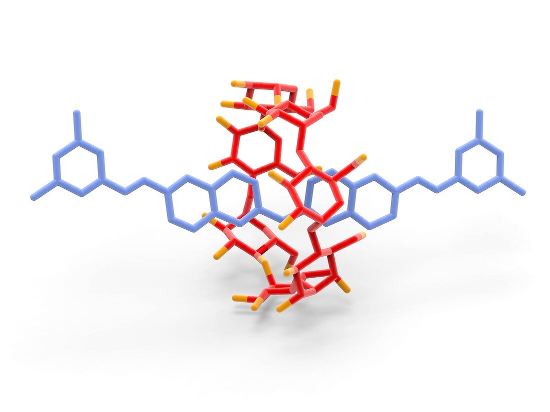 Rotaxane,molecular crystal structure