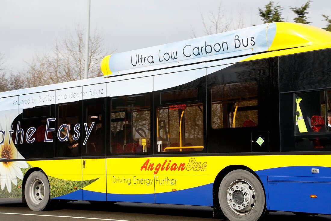 Biogas bus,UK
