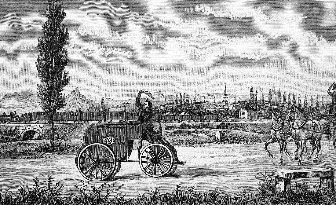Kroener's driving machine,1840s