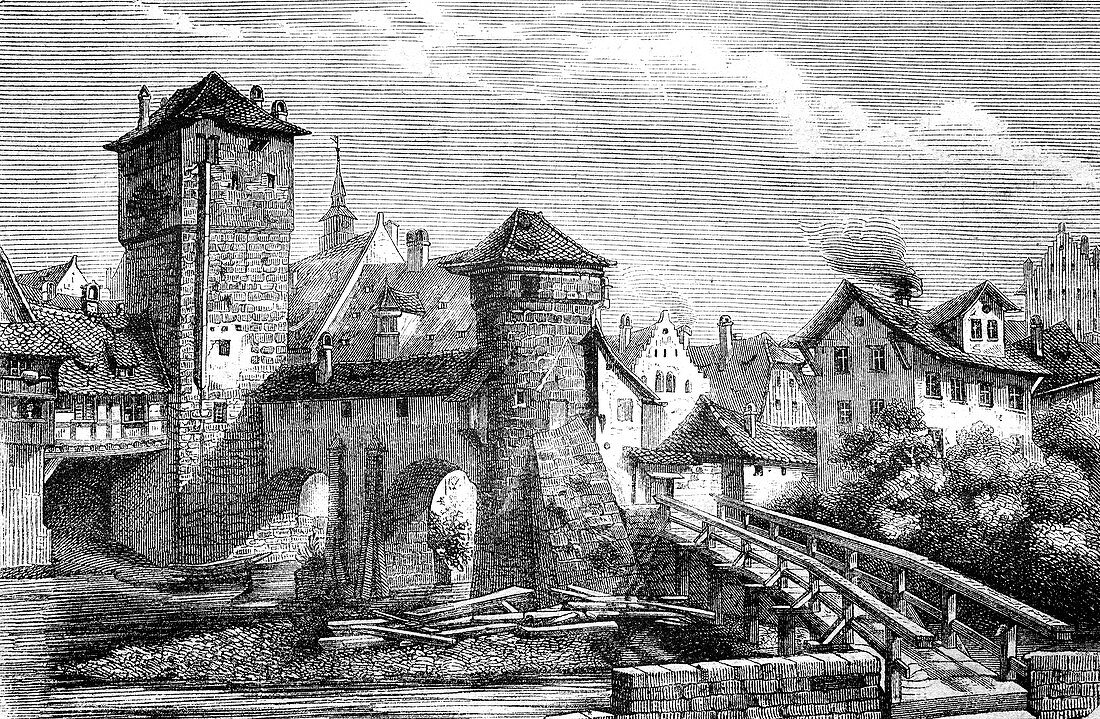 Iron Tower,Nuremberg,1880s