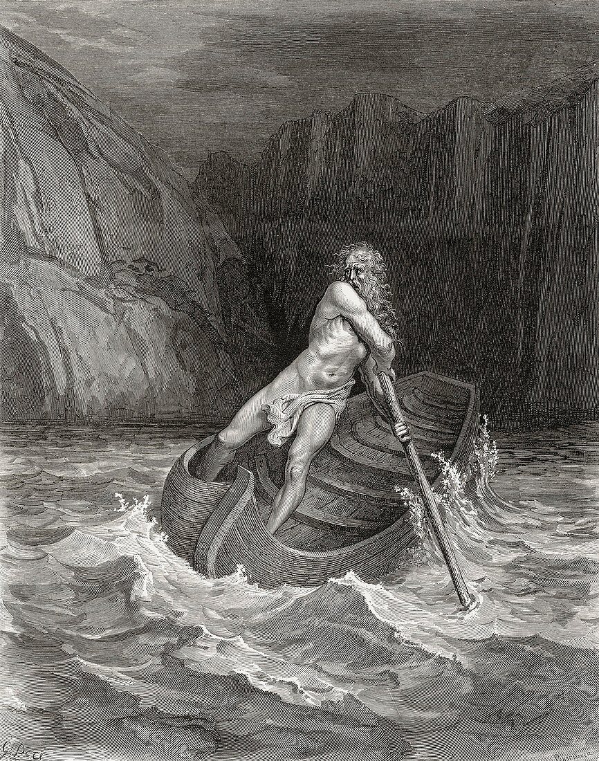 Dante's Inferno,Charon on the Styx
