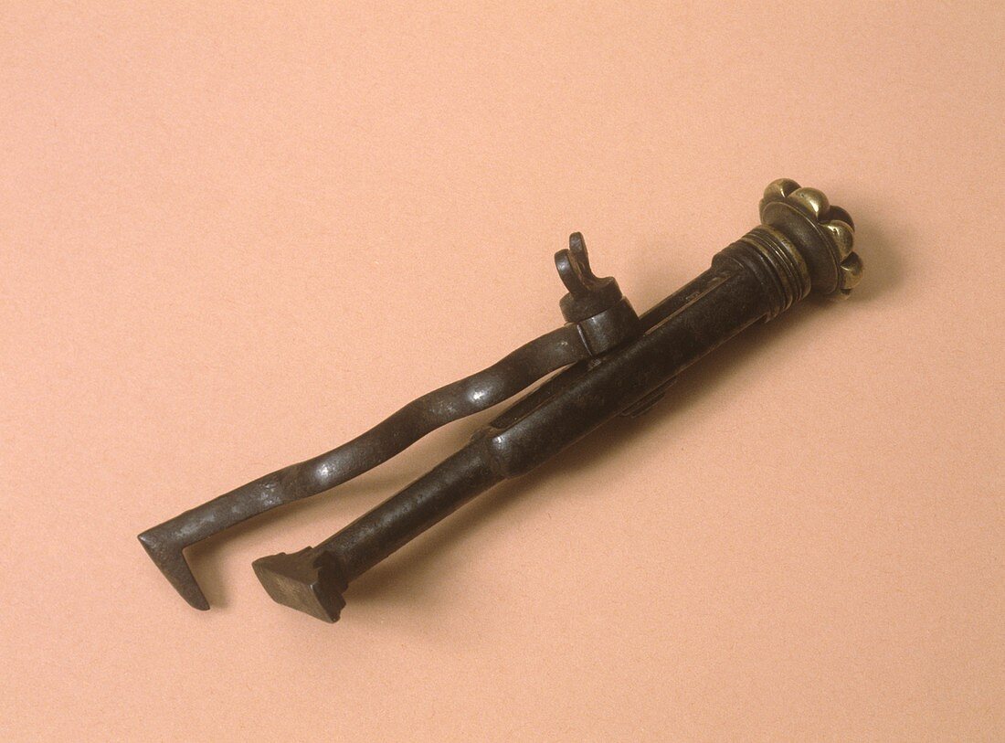 Pelican tooth extractor,circa 1751