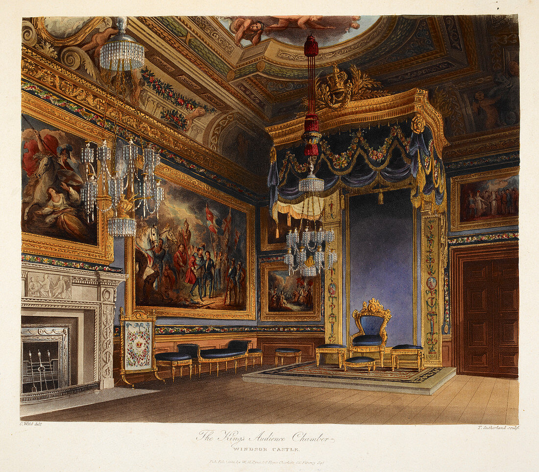King's Audience Chamber,Windsor castle