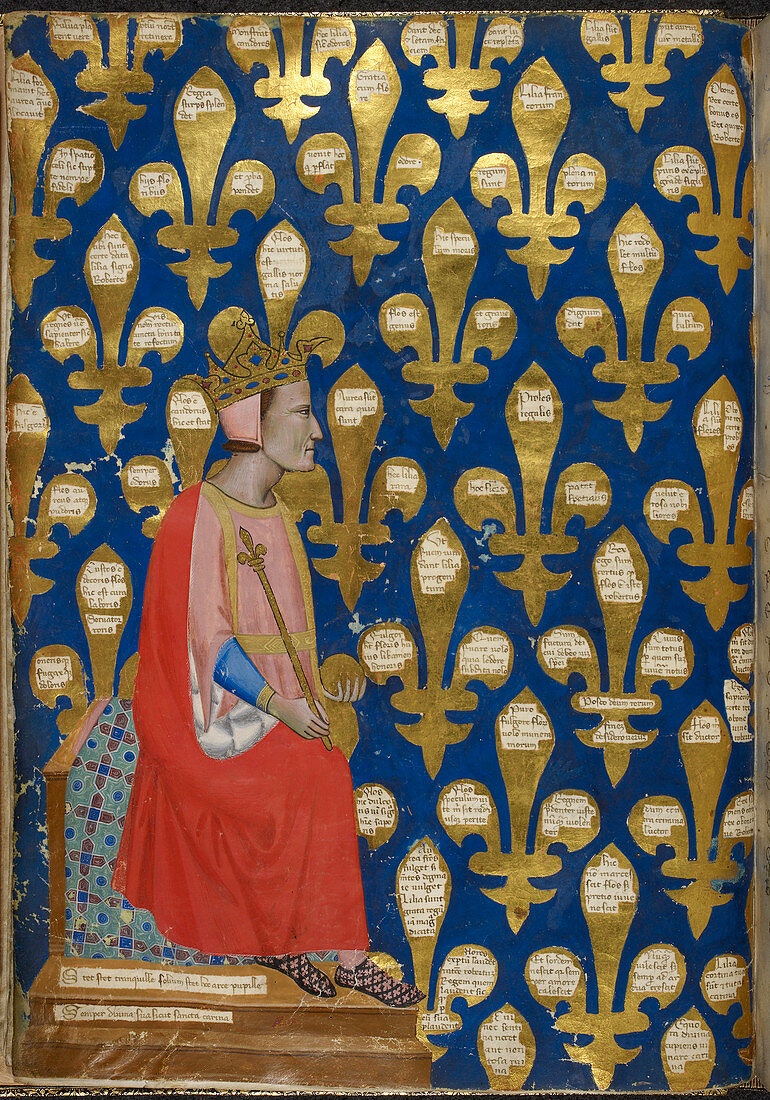 Robert of Anjou enthroned