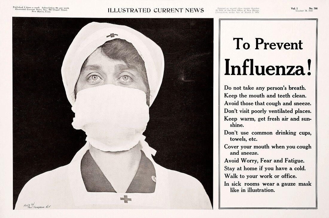 Influenza prevention,1918 pandemic