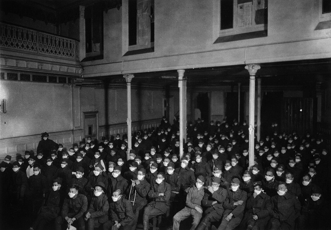 US Army,1918 influenza pandemic