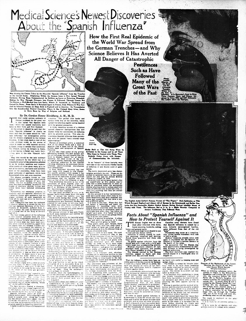 News article,1918 influenza pandemic