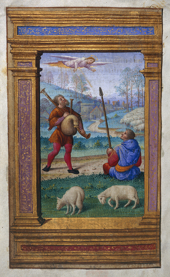 Annunciation to the shepherds
