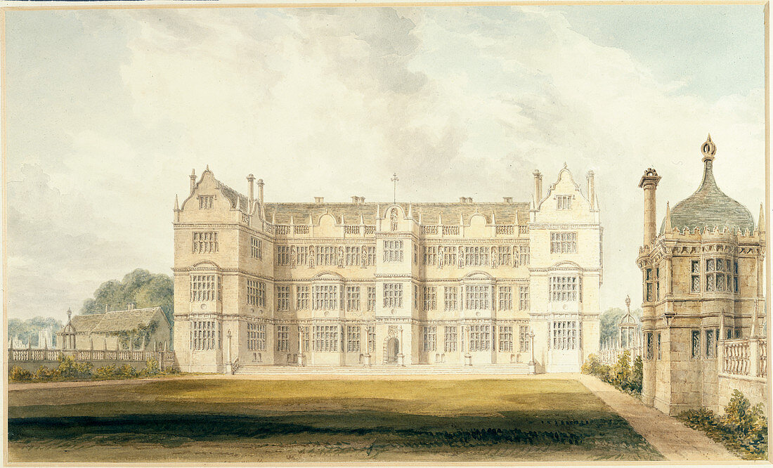 The east front of Montacute House