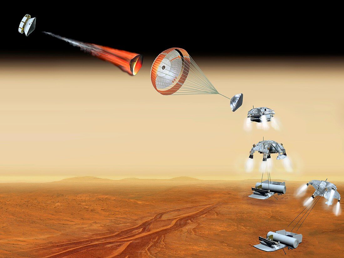 Mars sample return mission,artwork
