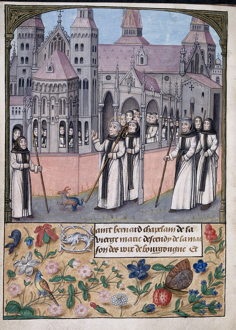 St Bernard with monks of Citeaux