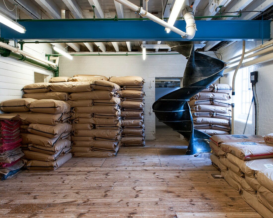 Flour mill sacks