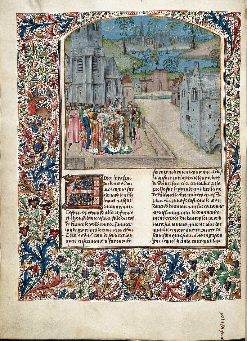Marriage of Edward II to Isabella of Fran