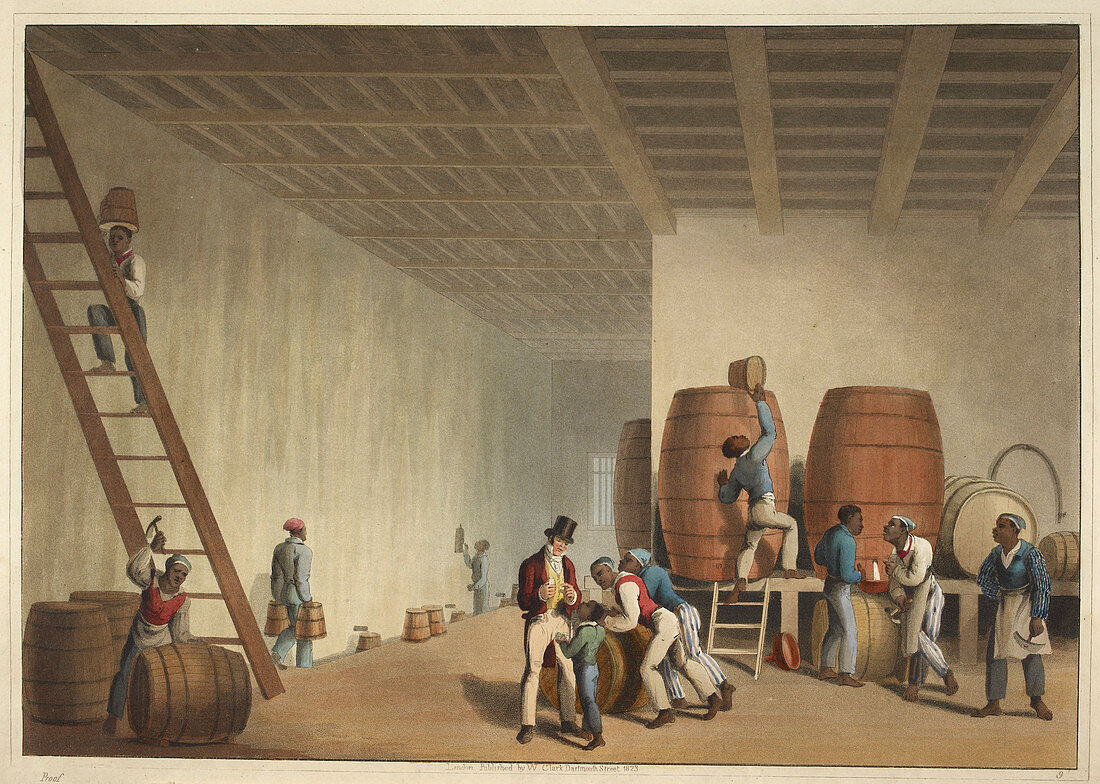 Interior of distillery