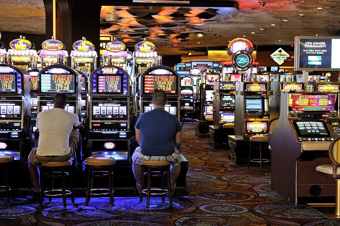 Slot machines,Las Vegas,USA