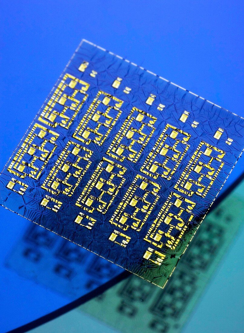Stretchable electronic circuit