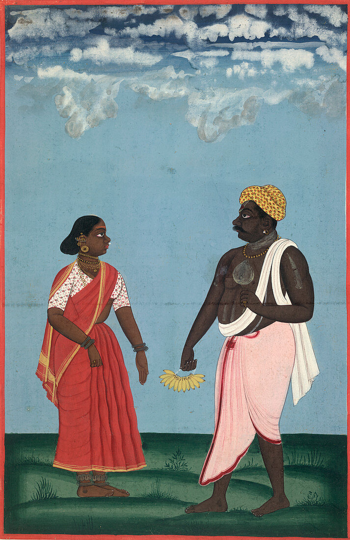Fruit-seller and wife