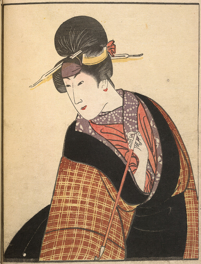 Kabuki actor in female role
