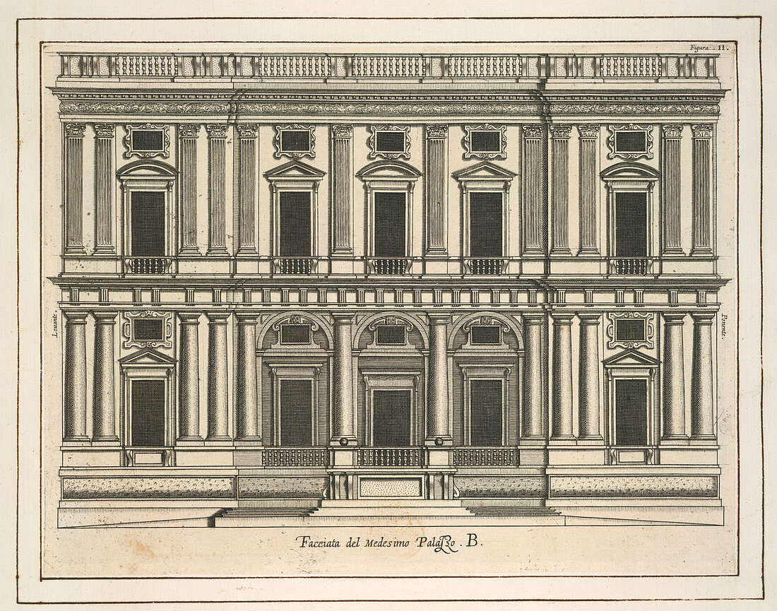 Architectural engraving