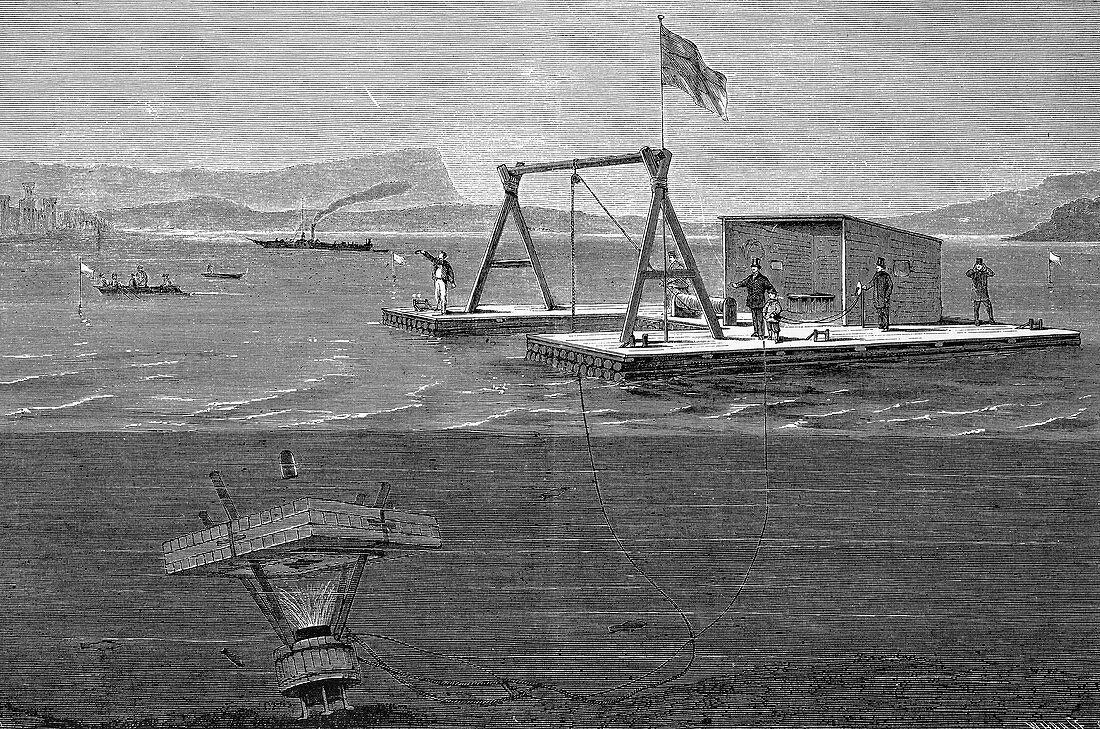 19th Century underwater shooting attempt