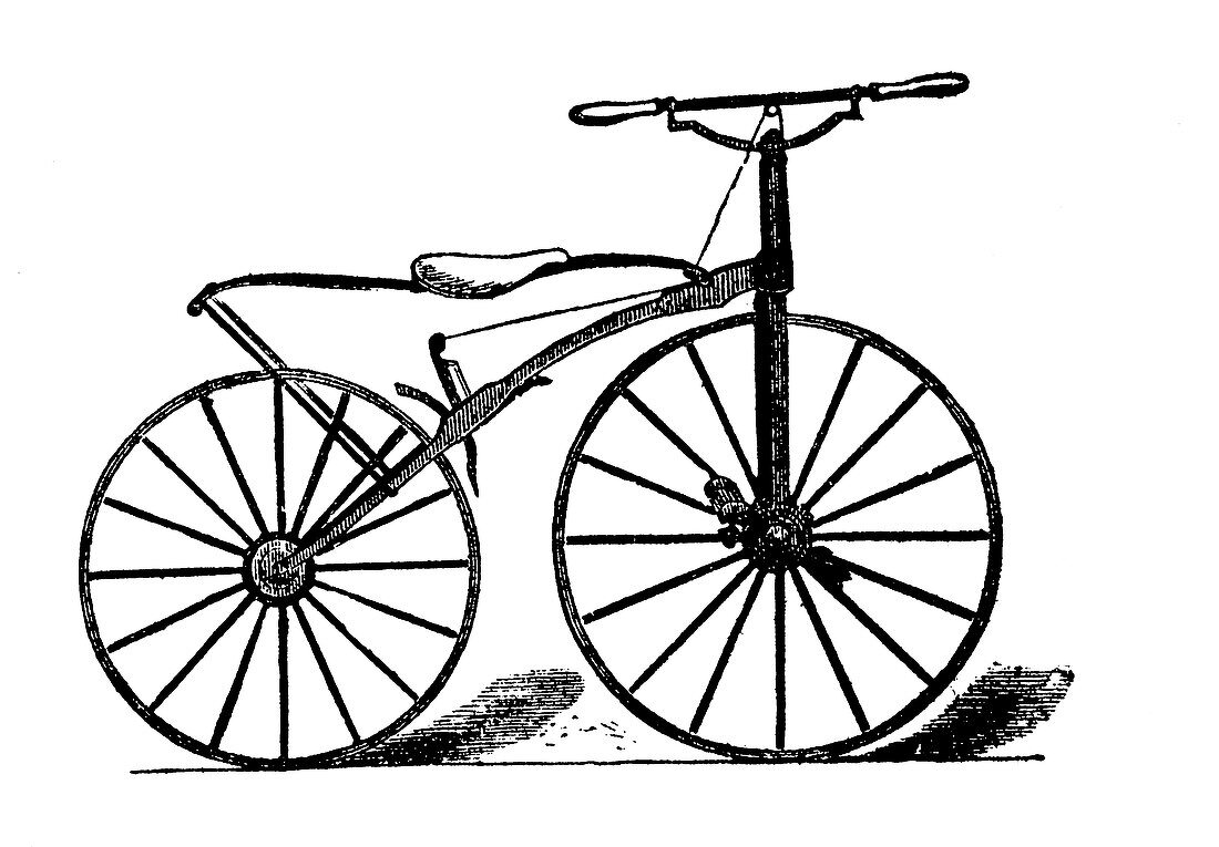 19th Century velocipede,artwork