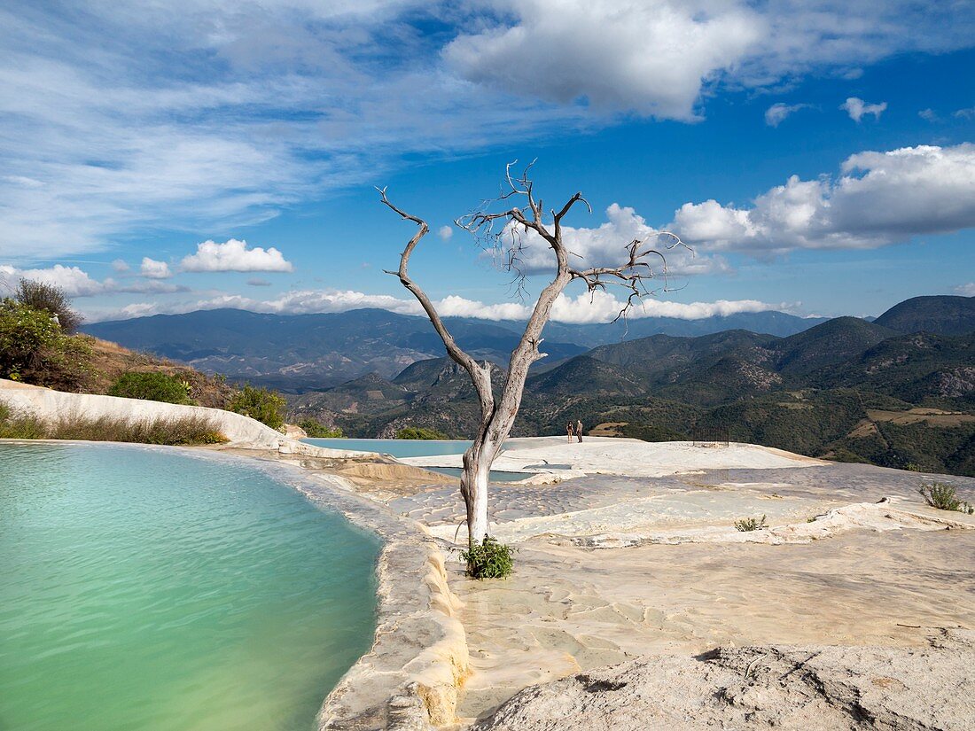Geothermal pool,Hierve el Agua,Mexico