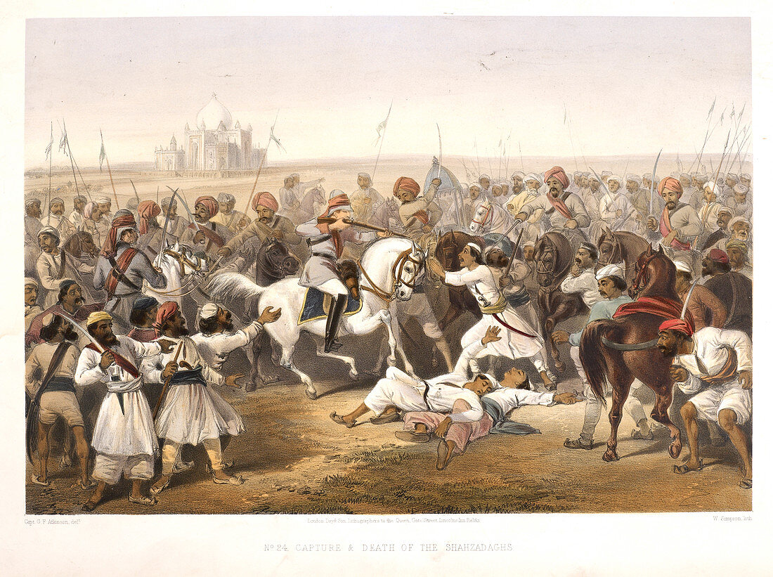Capture and death of the Shahzadaghs
