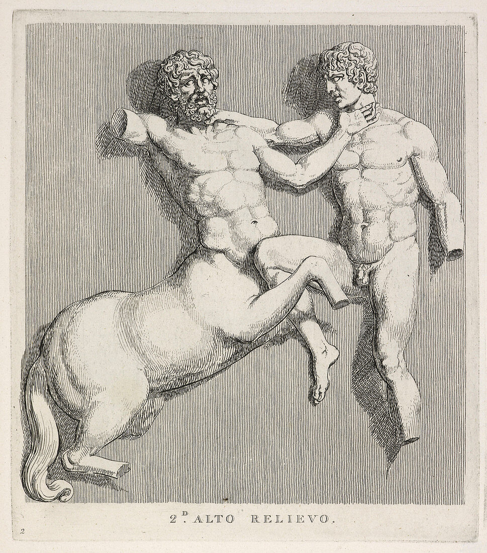 Centaur and man