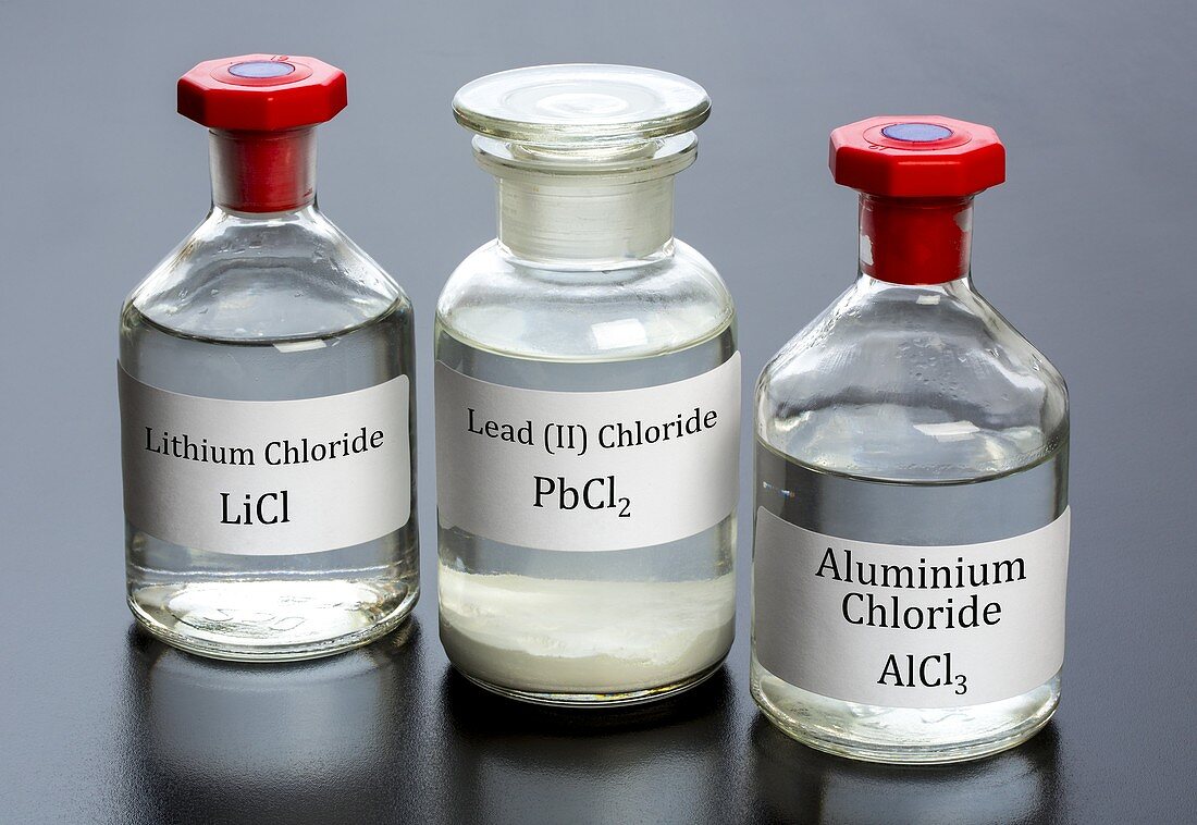 Chloride reagent bottles