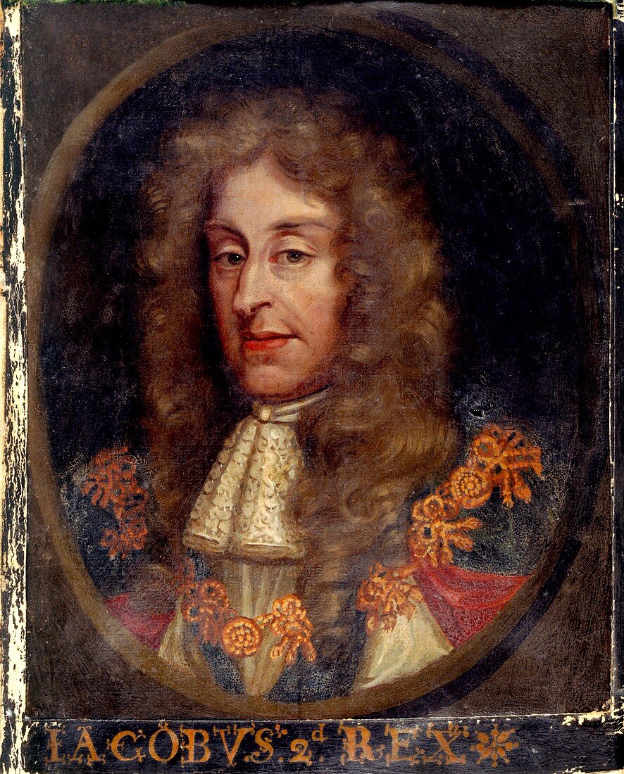 James II,king of England and Ireland