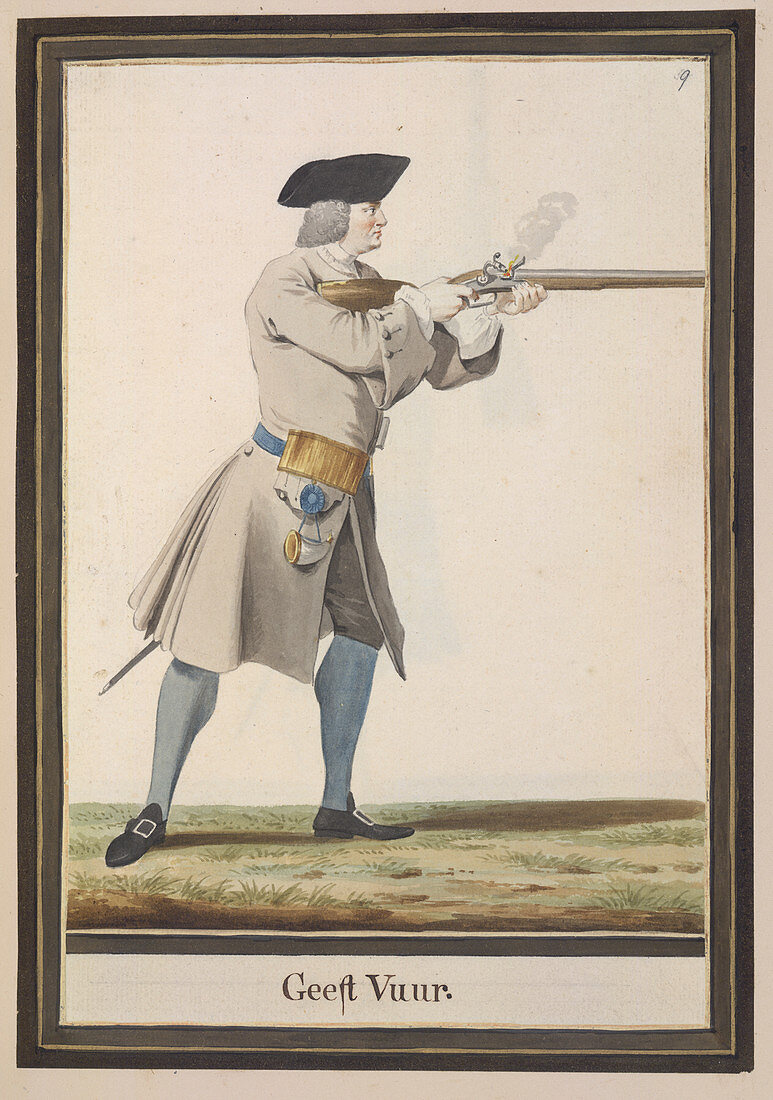 Dutch Military Costurmes and Musket Exerc