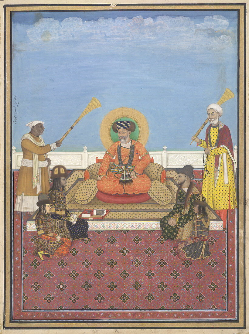 Akbar II and four of his sons